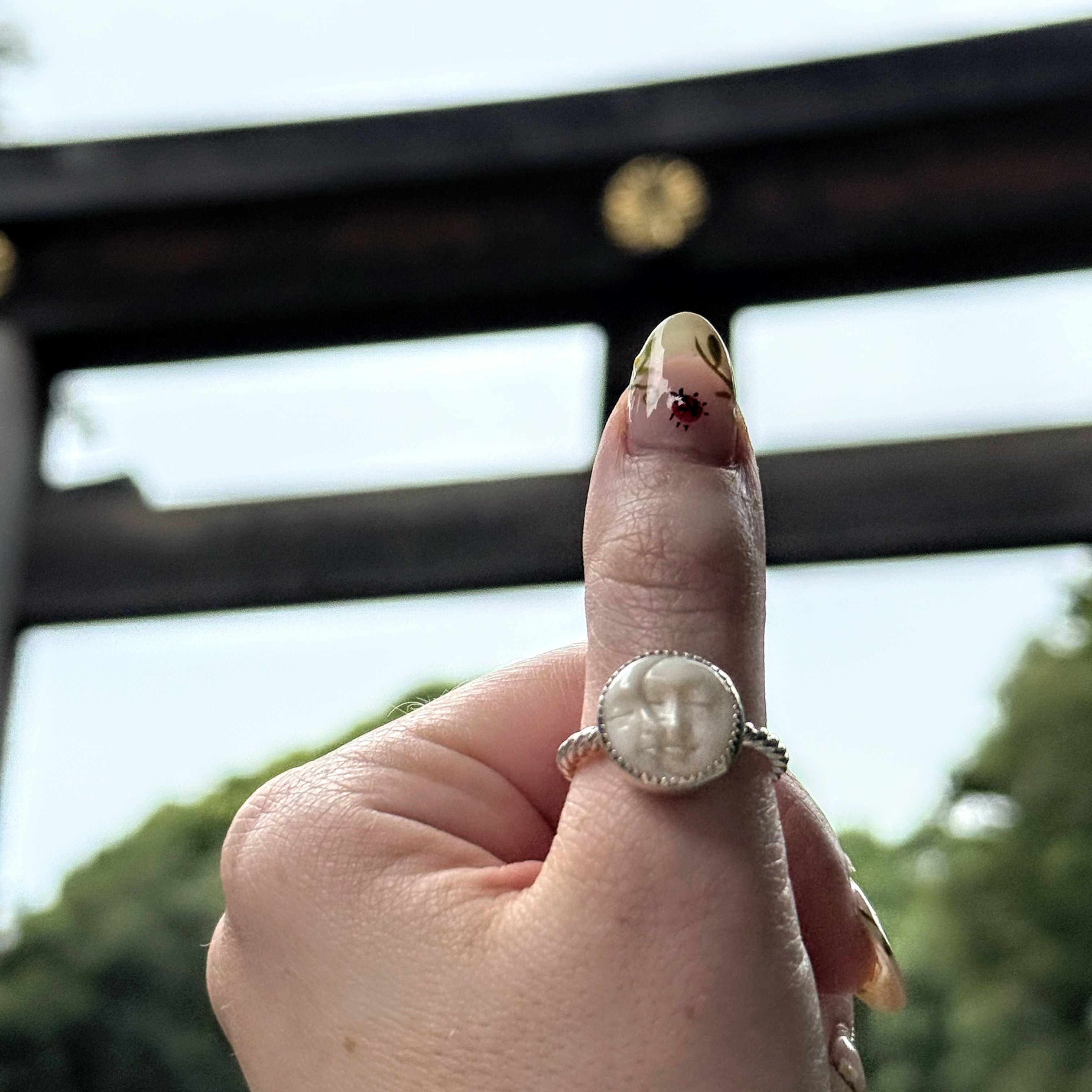 Small Sun & Moon Ring - Your Size