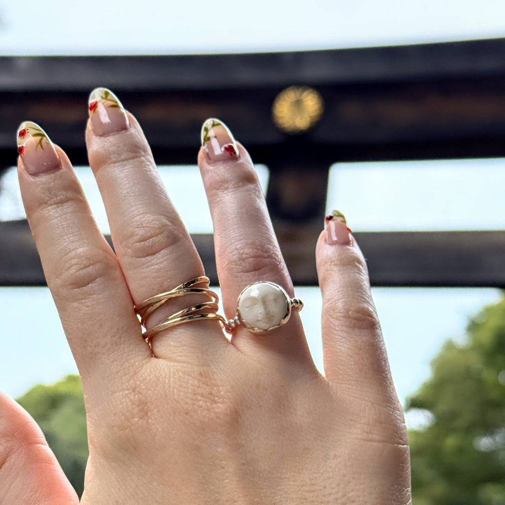 Man in the Moon Ring - Size 6