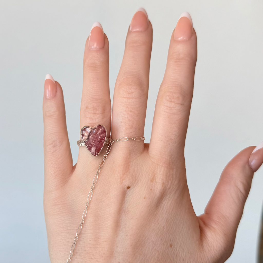 Lucille Heart Ring - Size 8