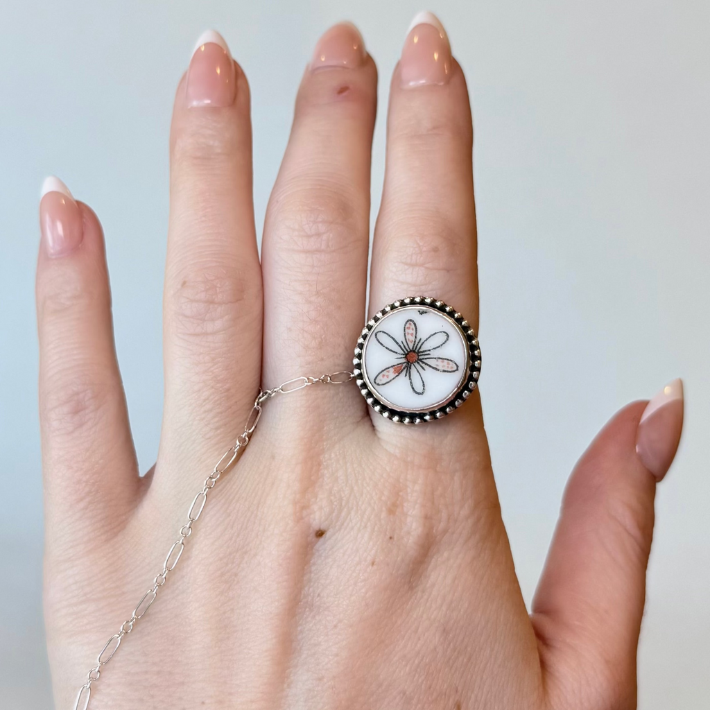 Petals Ring - Size 7 - 20% off