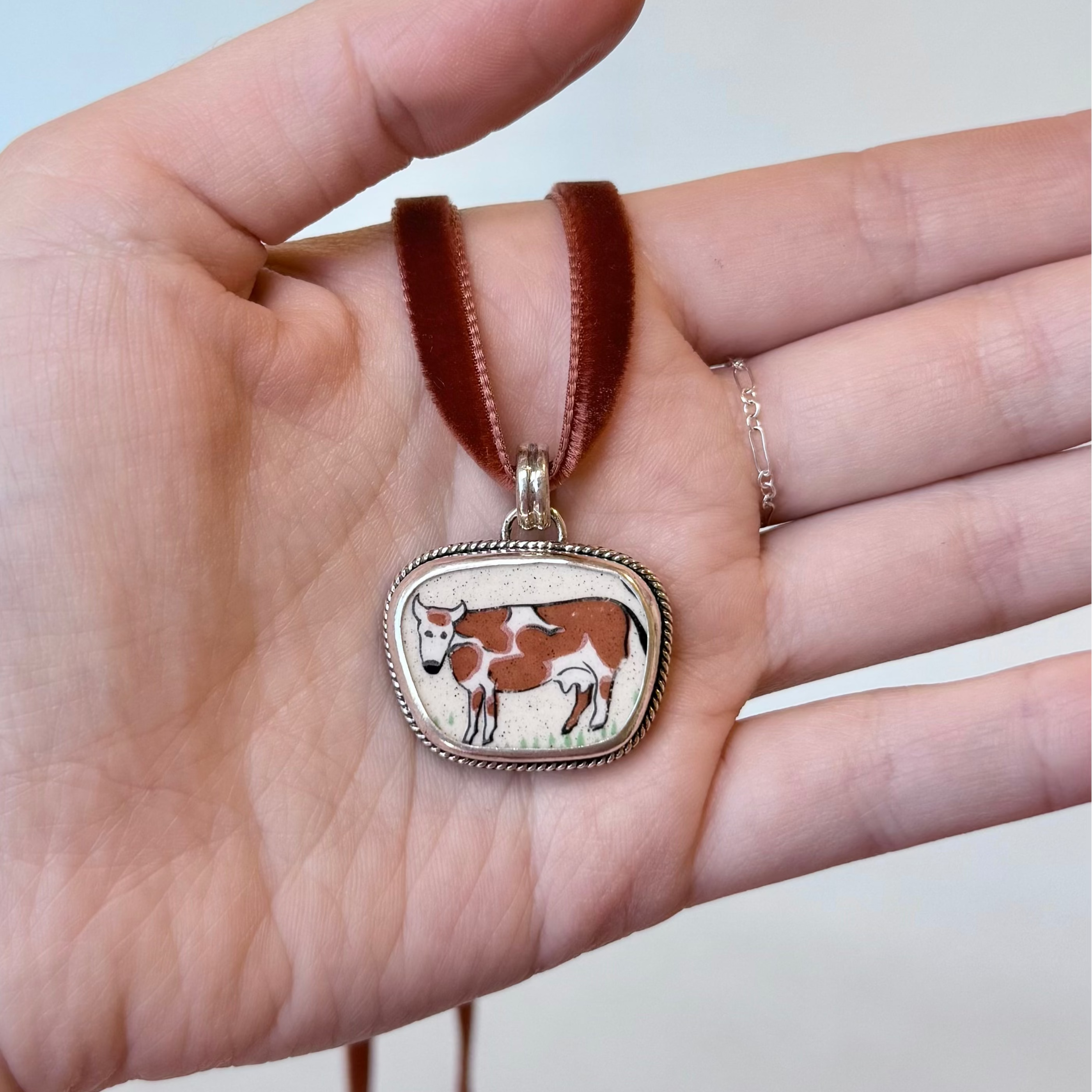 Charlie Cow Pendant