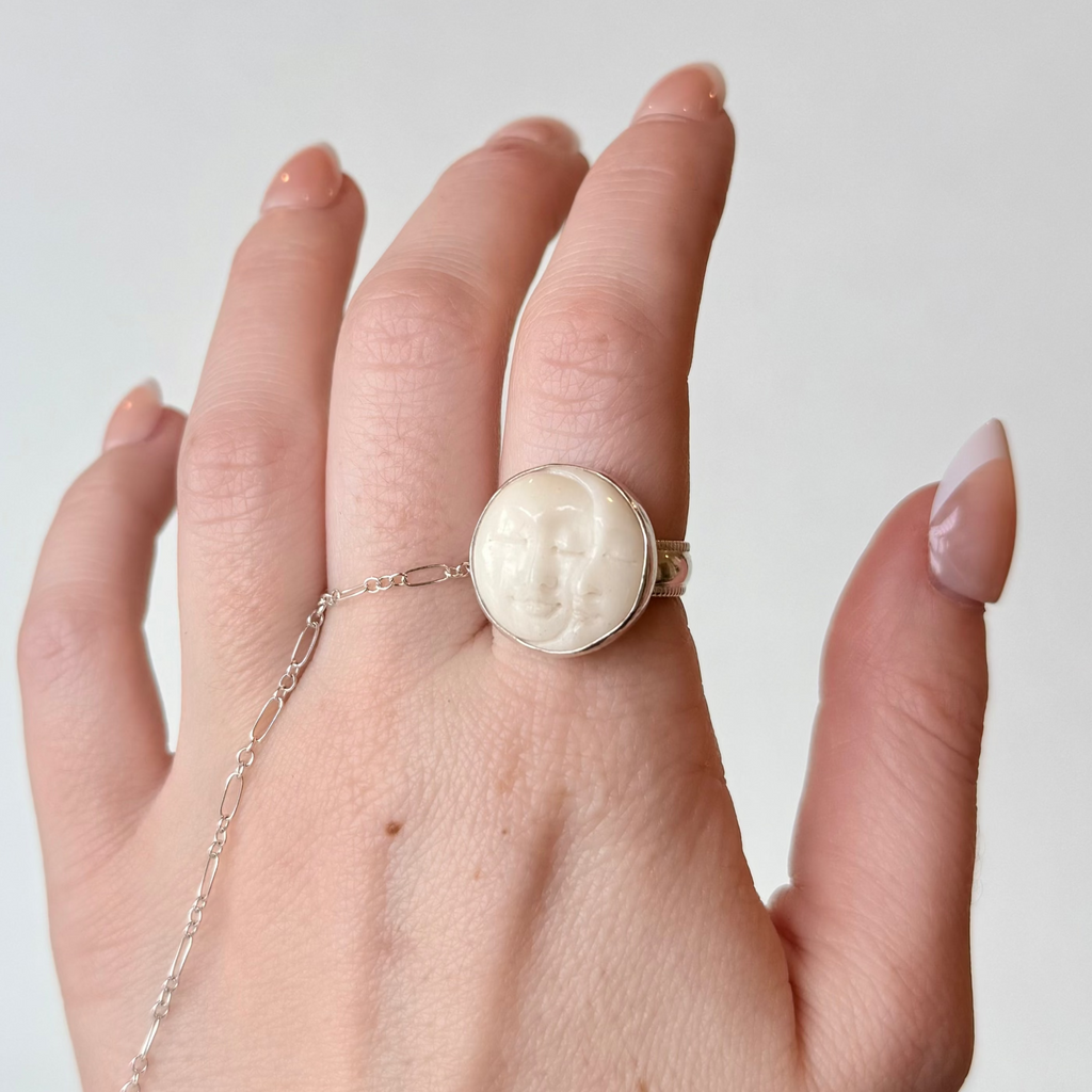 Large Sun & Moon Ring - Your Size