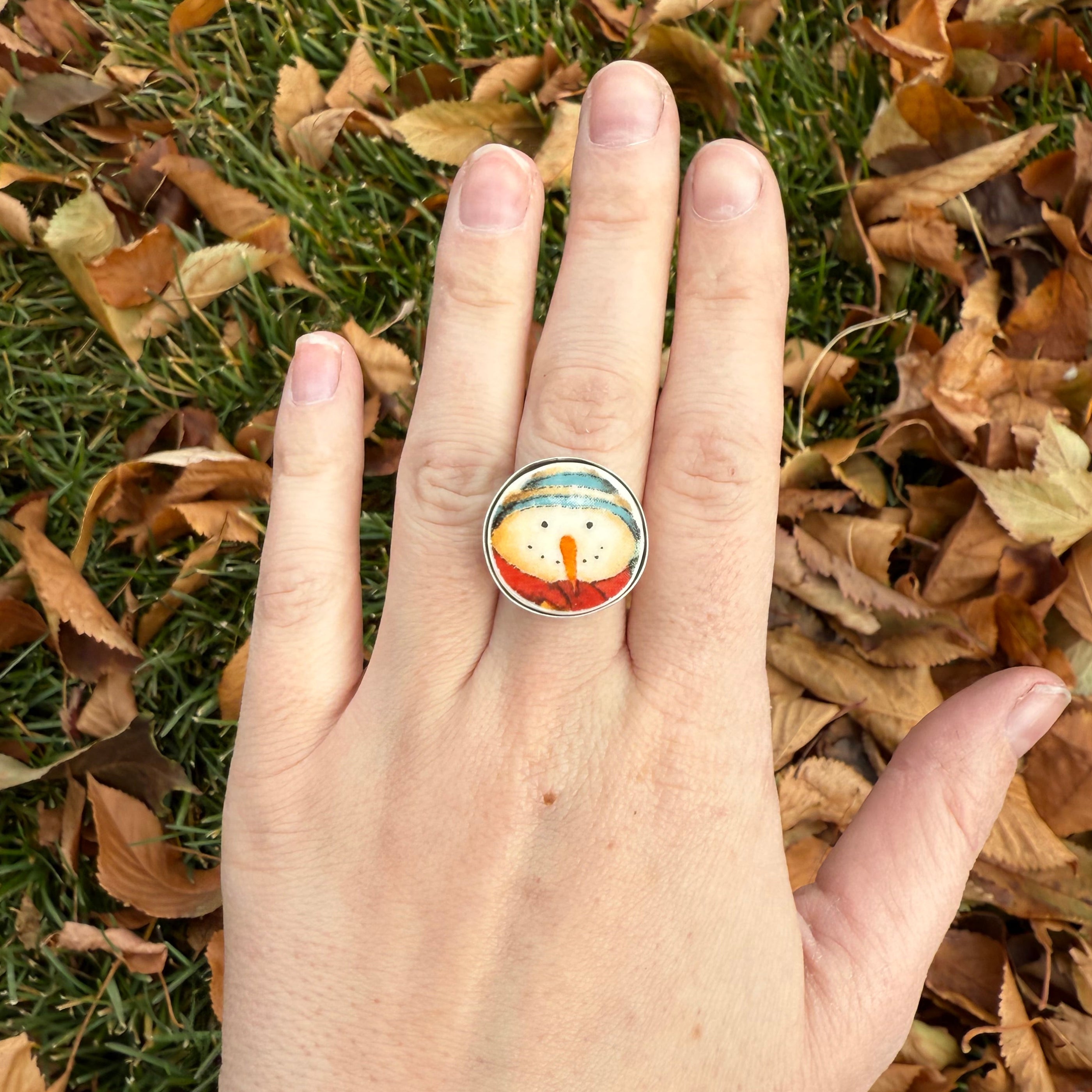 Snowman Ring - Your Size
