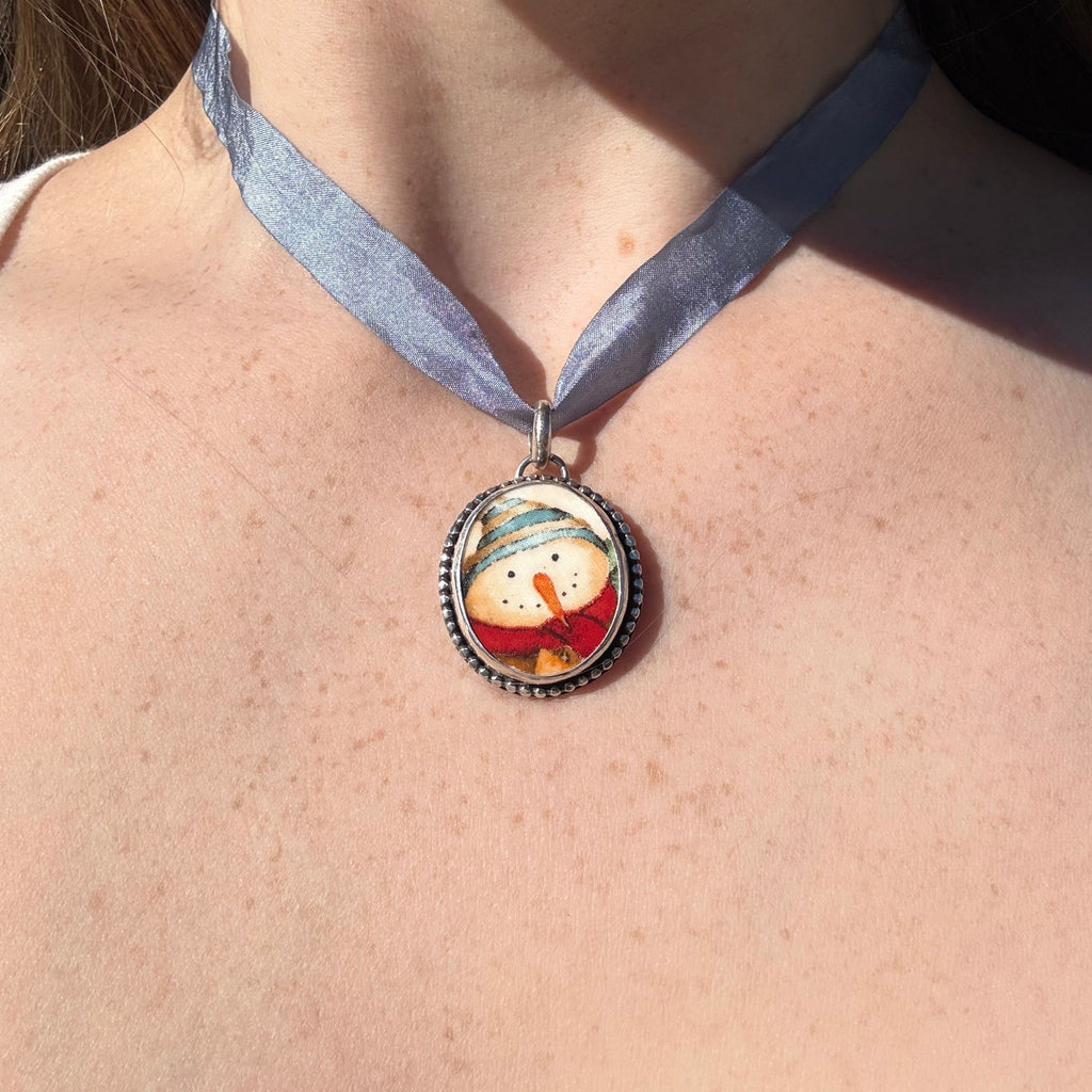 Snowman Pendant