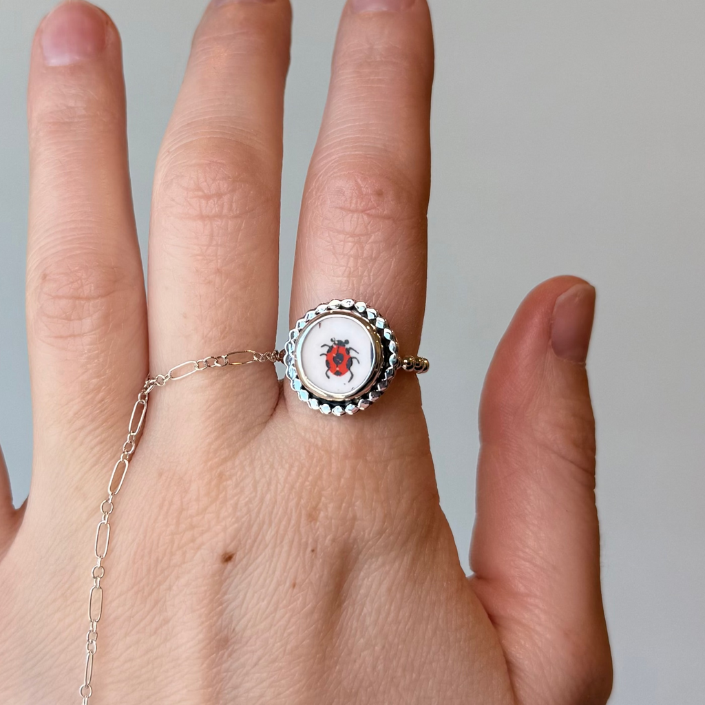 Ladybug Ring - Your Size