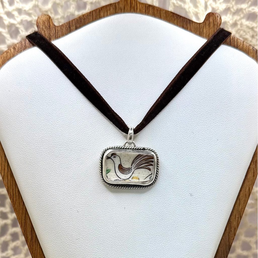 Folk Bird Pendant
