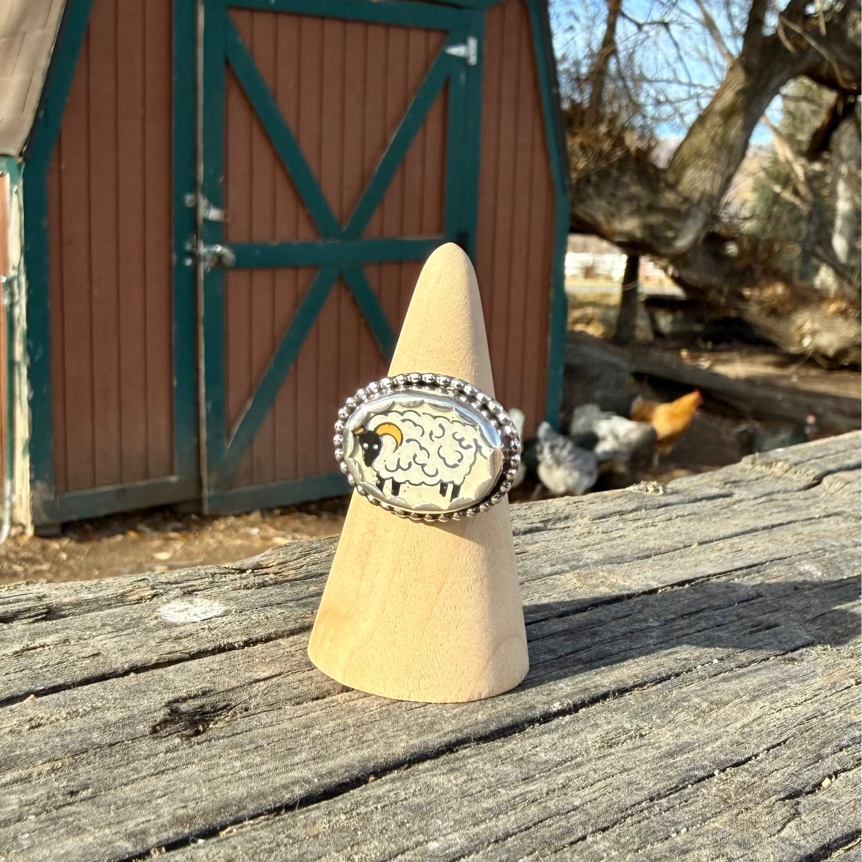 Harriet the Sheep Ring - Size 7